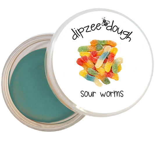 Sour Gummy Worms Dough